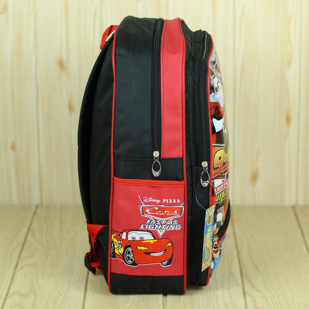 Jual Tas Ransel Backpack Punggung Anak Kecil Paud TK SD Sekolah Keren Cowo Gambar Mobil