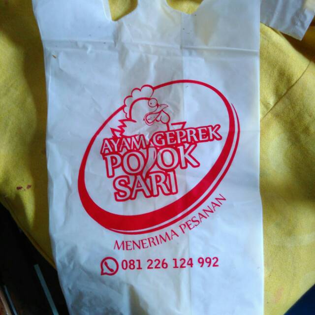 Plastik Kresek Sablon Kecil