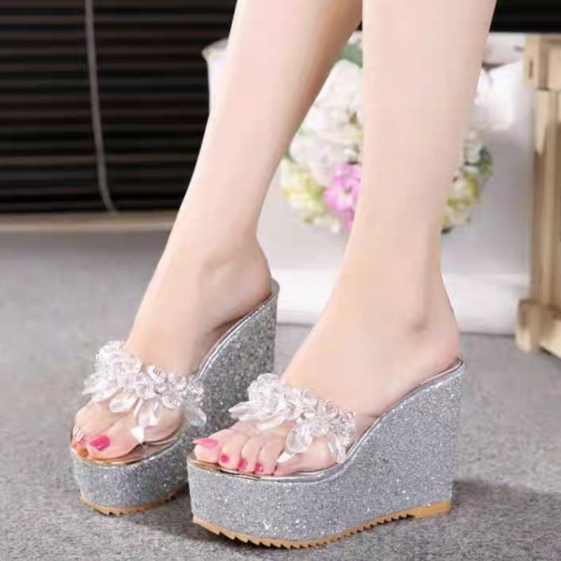 QZ - Sandal Wedges Mutiara Embun MS 07