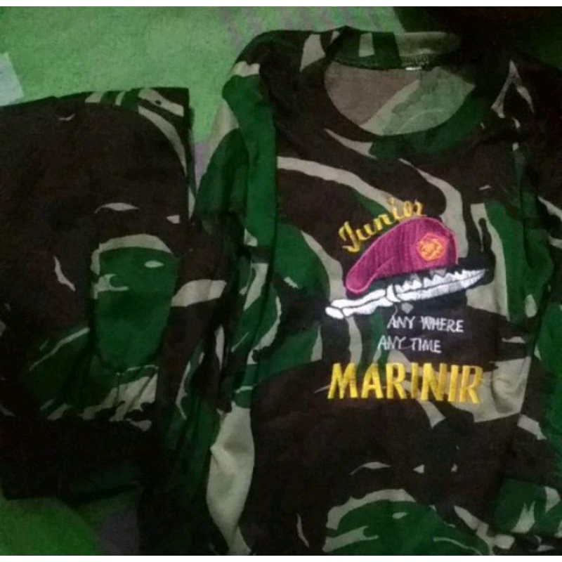 SETELAN LORENG ANAK XXXL / KAOS LORENG ANAK/KAOS LORENG/KAOS TENTARA ANAK