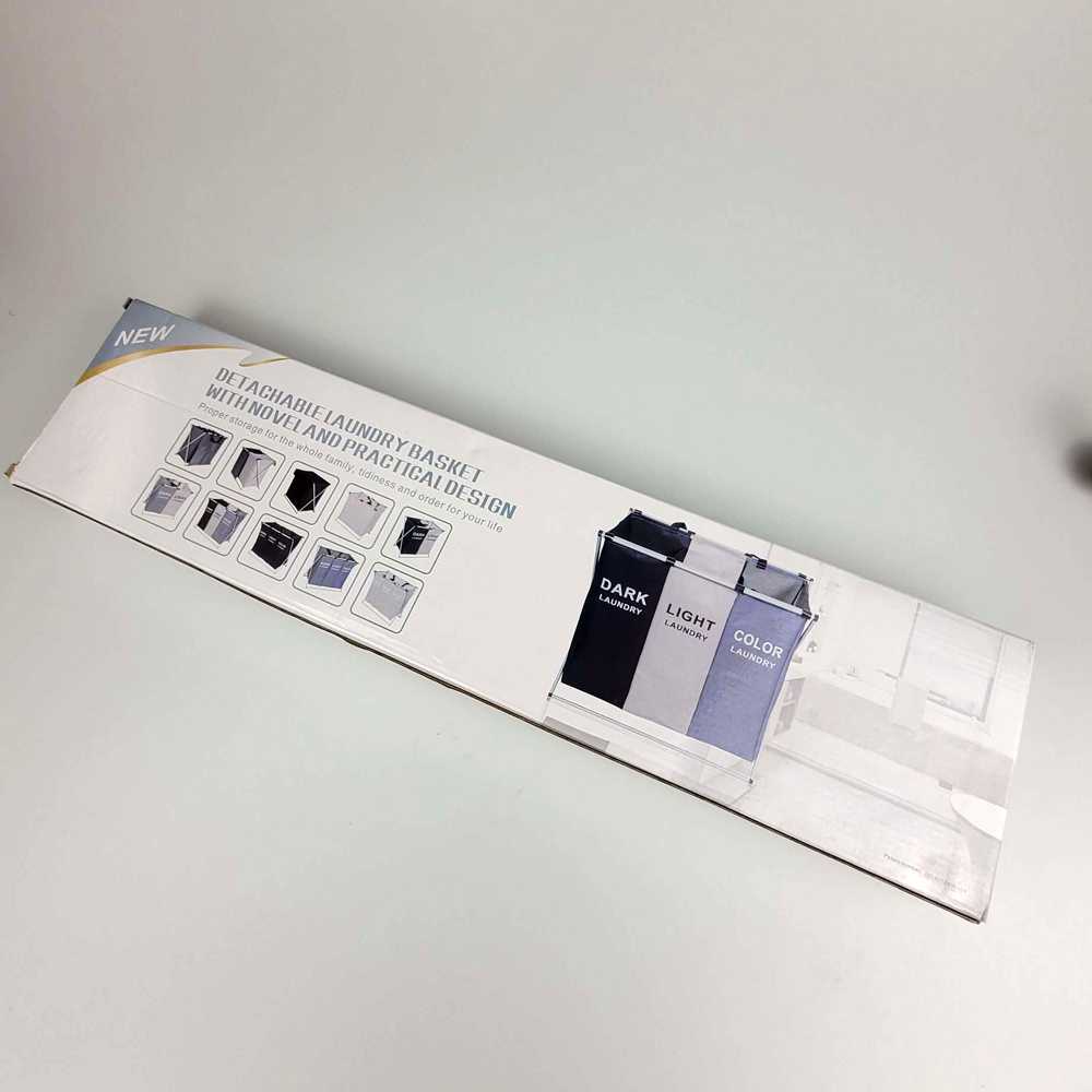 TC-DA1 X Shape Keranjang Penyimpanan Pakaian Kotor Three Grid Laundry - NE430