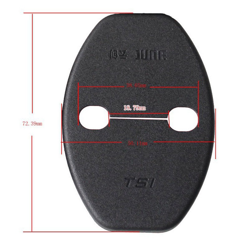 Car Door Lock Cover untuk Mobil AUDI A1 A3 A4 A5 A7 A8 Q3 Q5 Q7