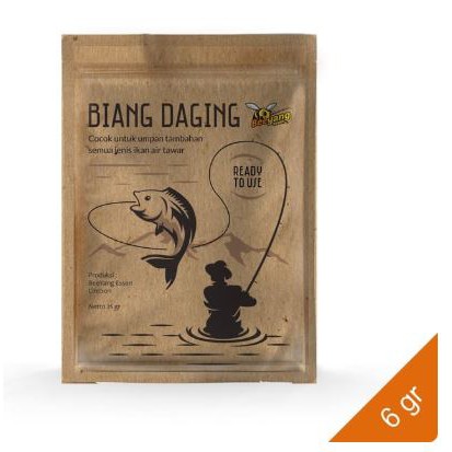 Beeyang Daging Bubuk Umpan Mancing Kualitas Premium By Beeyang Essen 6 Gr