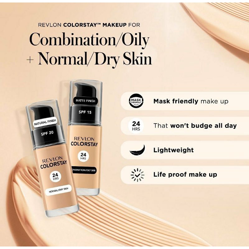 Foundation Revlon Colorstay (color stay) | Revlon Colorstay Makeup