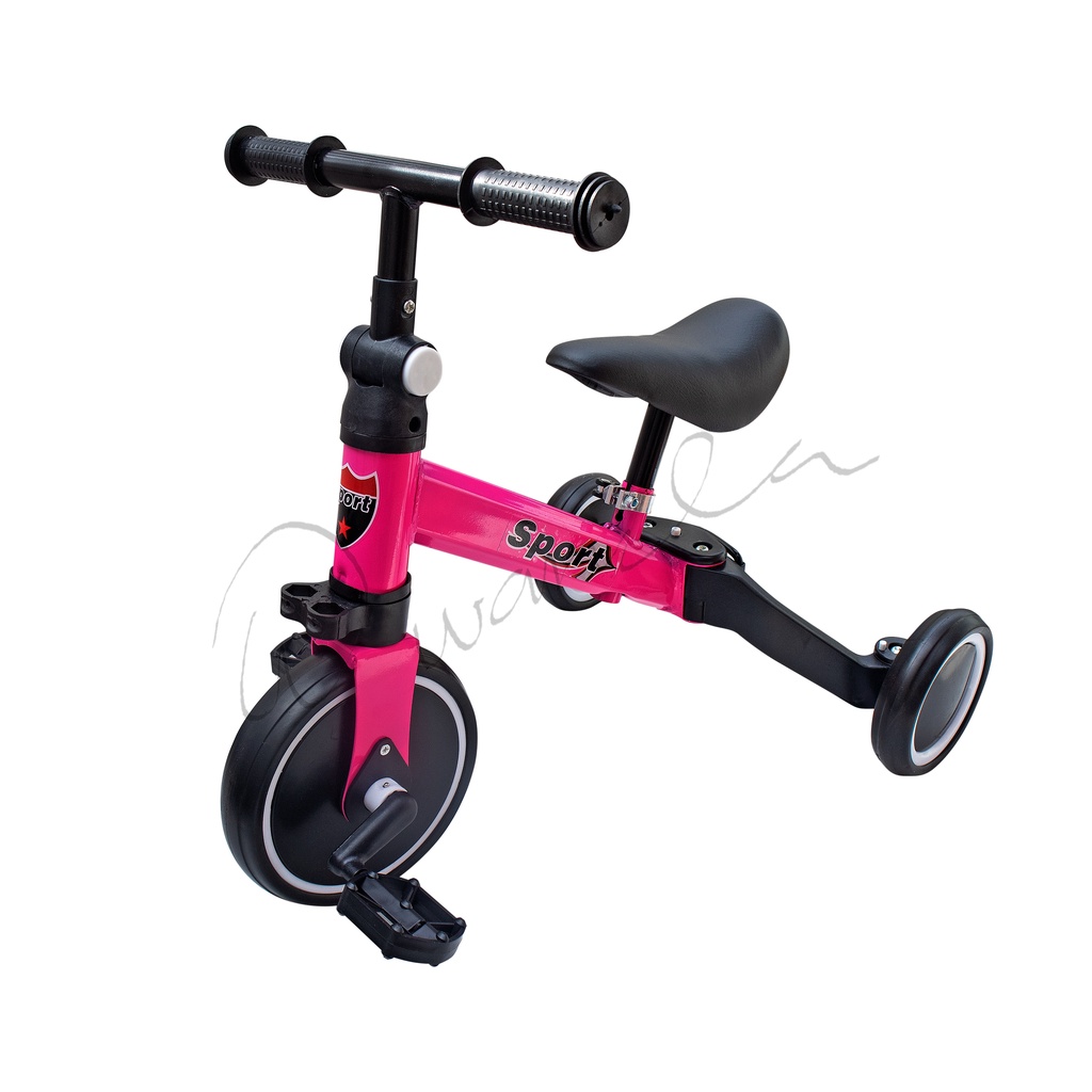 Promo Sepeda Anak 3 Roda  2 in 1/Anak Balance Bike Ride Roda Tiga Sepeda Roda Tiga Anak Sepeda Roda 2 Roda 3