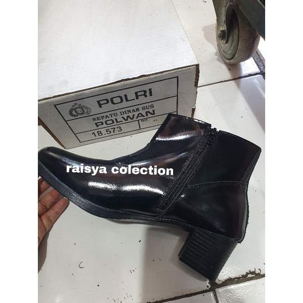 sepatu pdh polwan res jatah / sepatu dinas sus polwan