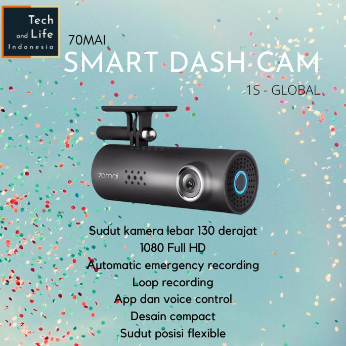 70Mai Smart Dash Cam 1S - Global Diskon