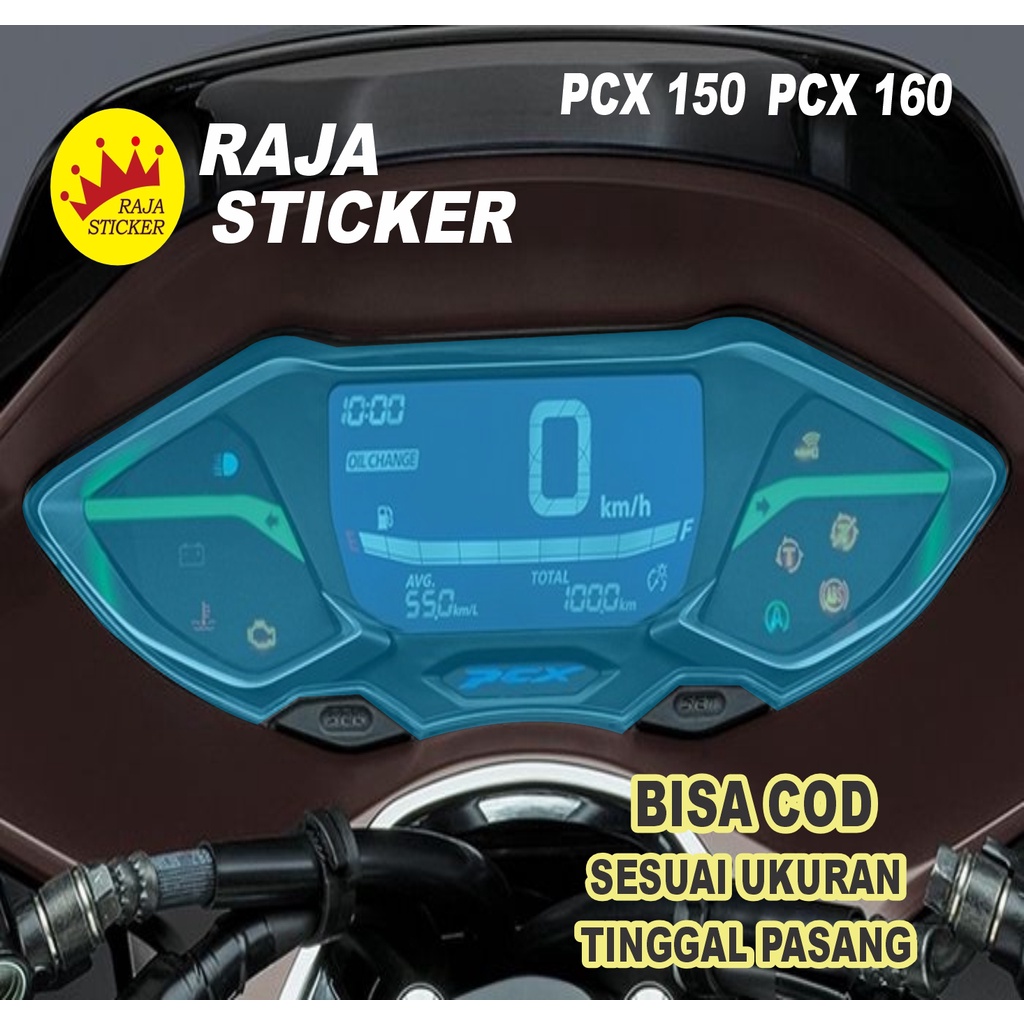 Stiker antigores speedometer pcx 160