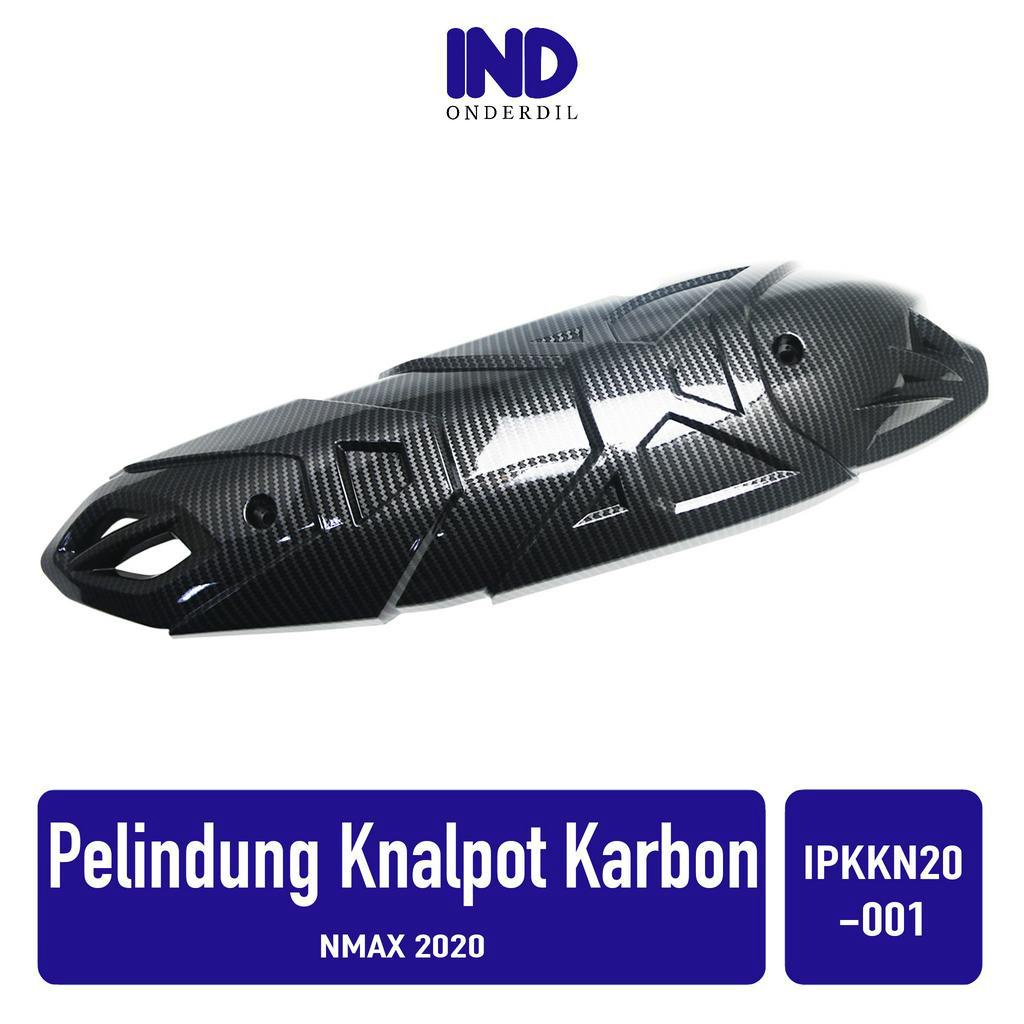 Cover Tutup-Penutup-Tameng Pelindung Knalpot-Kenalpot-Muffler Karbon-Carbon NMAX-N Max 2020