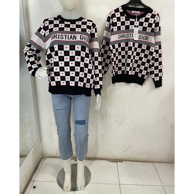 sweater rajut dior