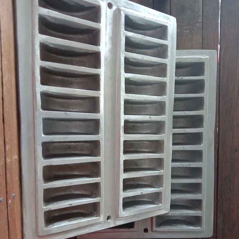 CETAKAN PUKIS BESAR/KUE PANCONG Dan TUTUP(Aluminium Asli)