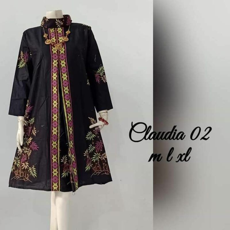 ATASAN BATIK~TUNIK BATIK CLAUDIA~ ORIGINAL DRESS PREMIUM