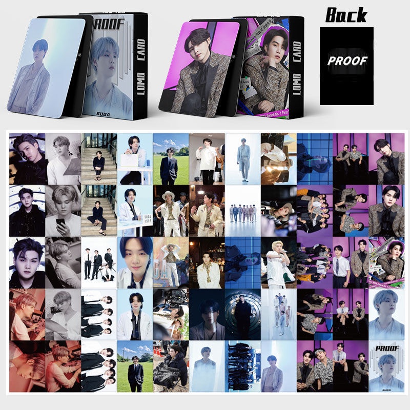 55pcs / Set Kartu Lomo Foto Kpop BTS Album Proof