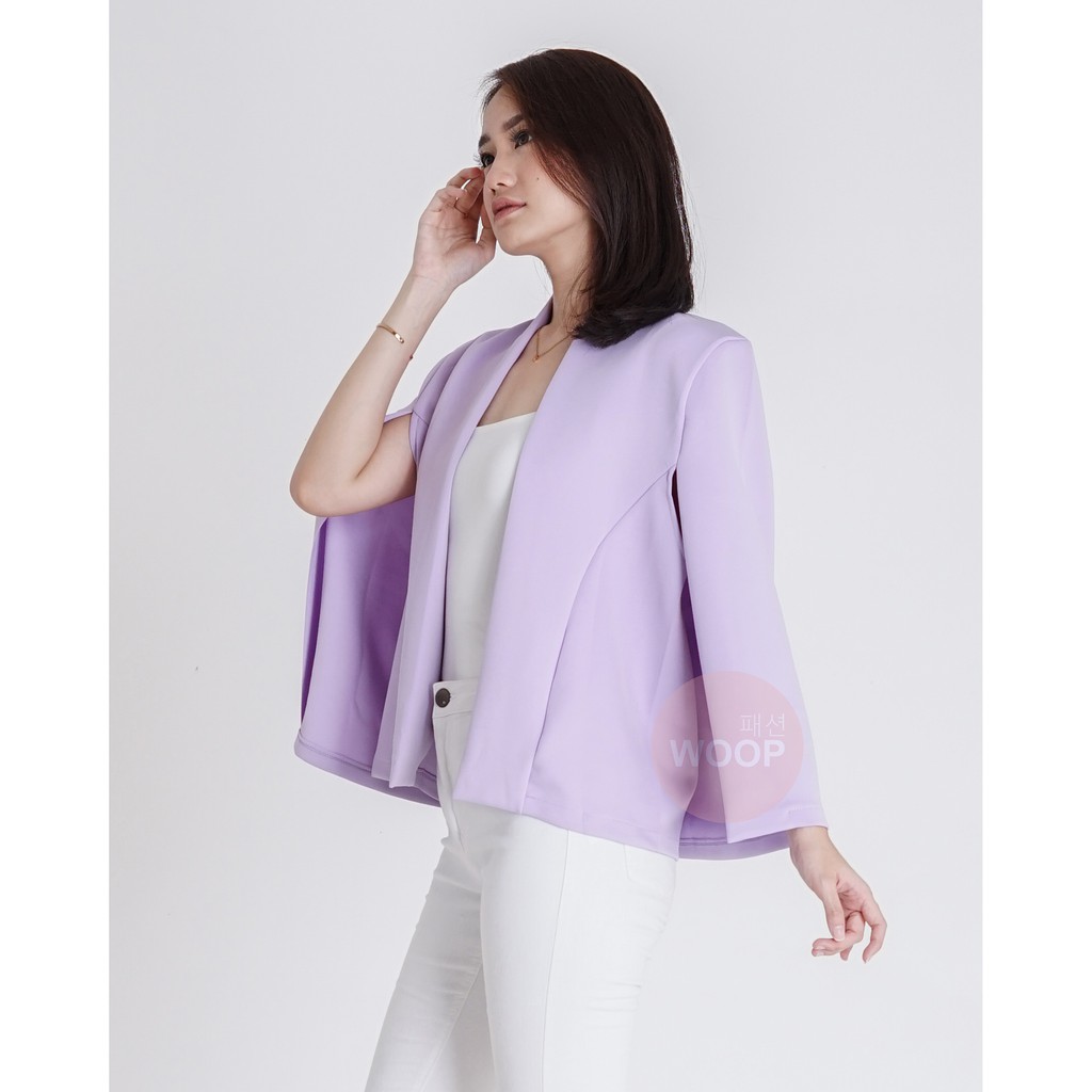 Cape Blazer - outter wanita - blazer wanita