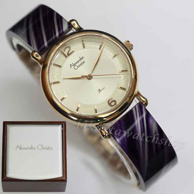 JAM WANITA ALEXANDRE CHRISTIE AC 7125 LH UNGU (ORIGINAL)