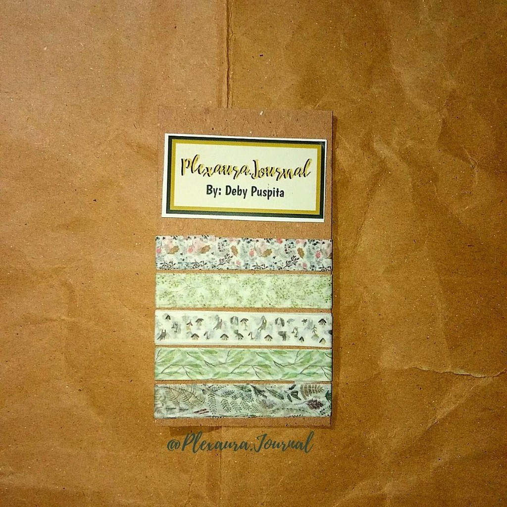 

Washitape Sample varian “Floral” untuk Scrapbook, Bujo dan Journal Cibinong Bogor