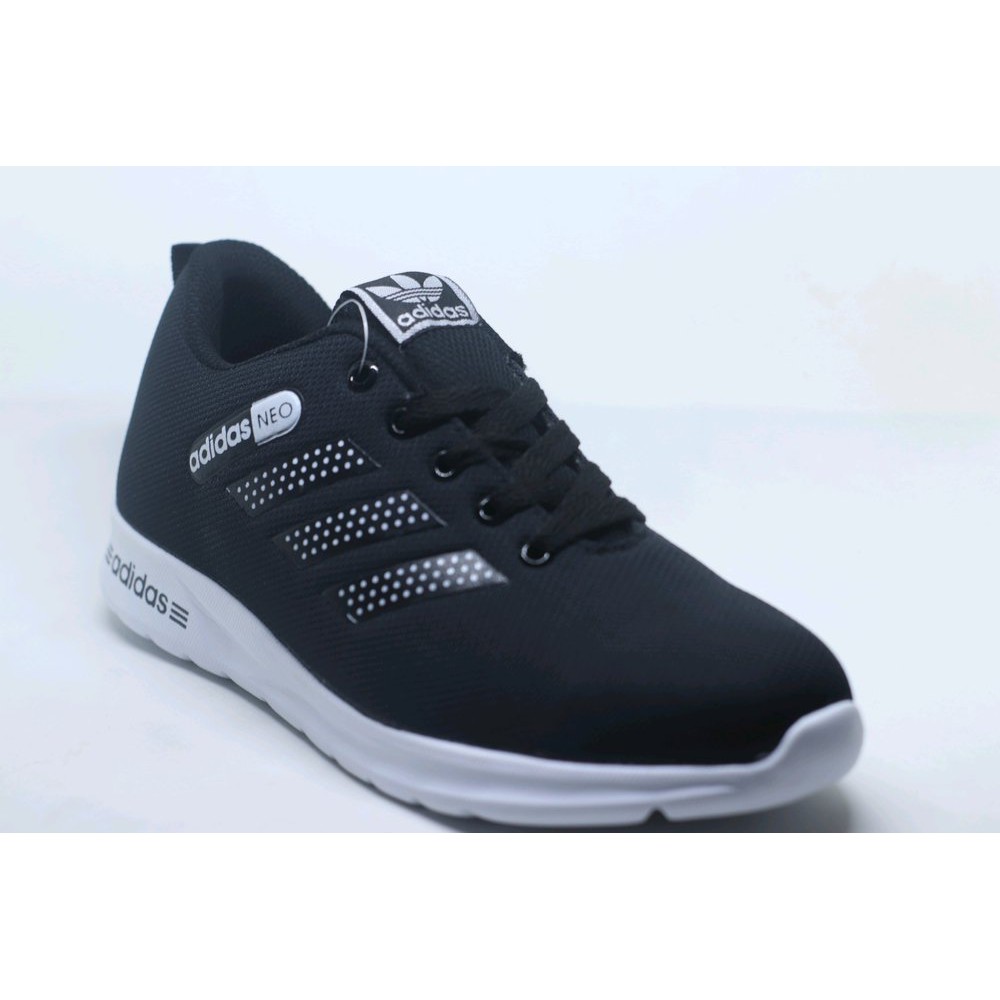SEPATU ADIDAS NEO HITAM PUTIH Limited