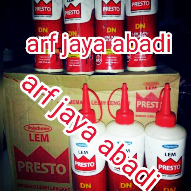 Lem kayu presto dn lem kayu hpl triplek mdf kerajinan gitar bass alat musik