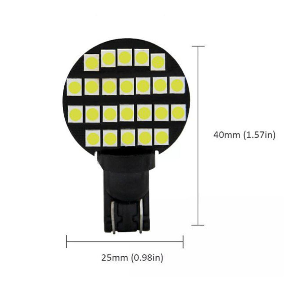 Preva 4Pcs Lampu Plat Nomor 4Pcs COB Super Terang3528 24SMD LED Dome Map