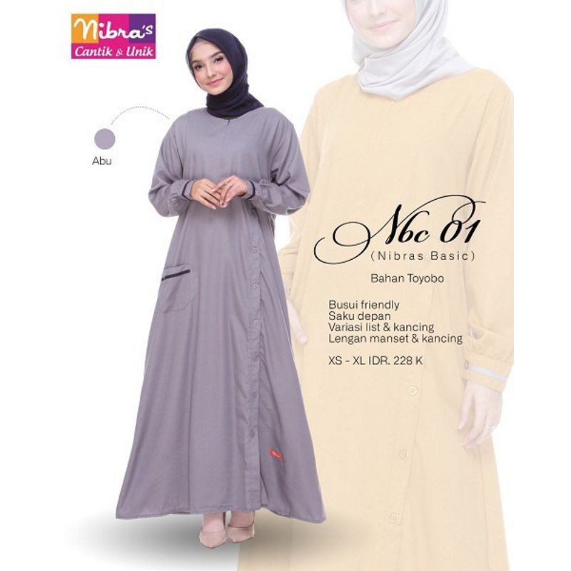 Gamis Nibras NBC 001 Abu