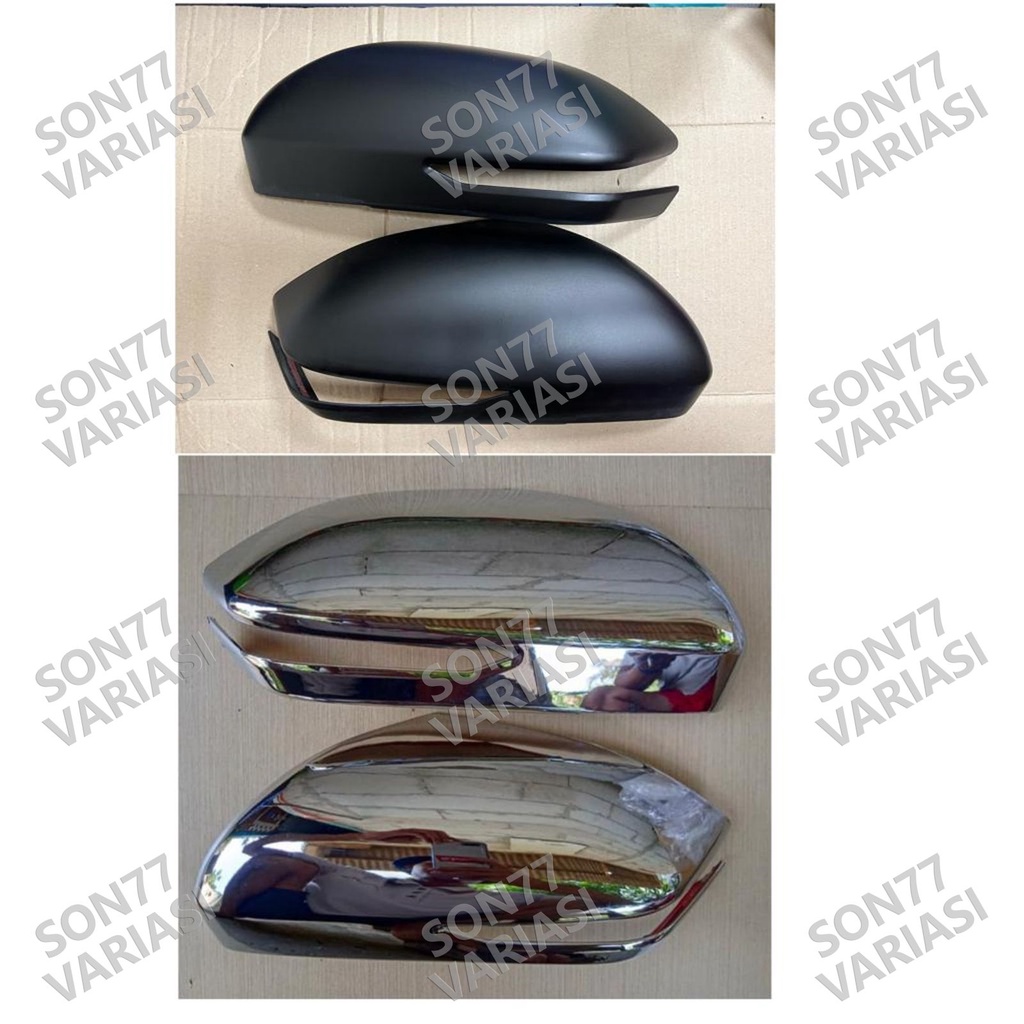 Cover Spion Wuling Almaz Hitam Chrome Jsl