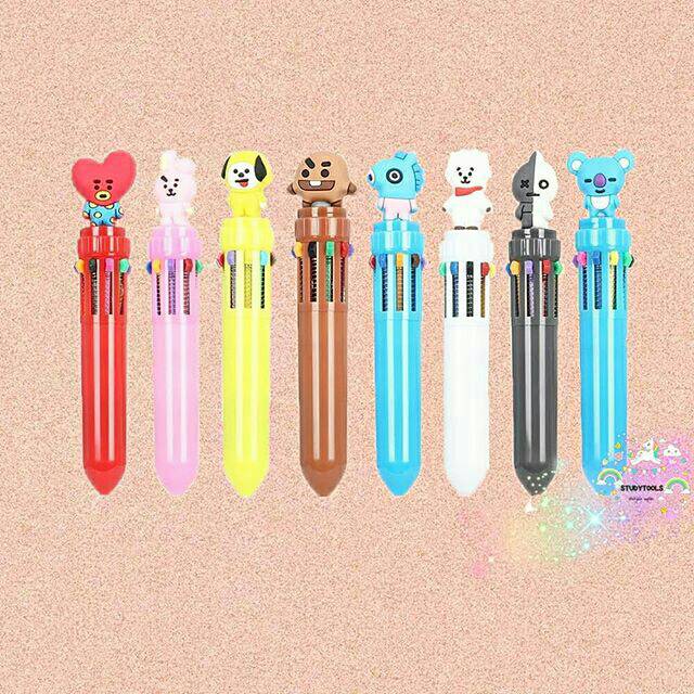 

BT21 10 COLOR IN 1 PEN