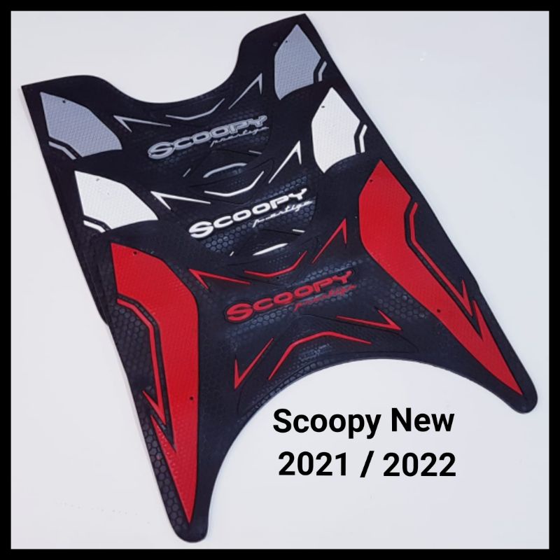 KARPET/KARET ALAS TATAKAN KAKI/KARET INJAKAN KAKI/KARPET PIJAKAN VARIASI MOTOR SCOOPY FI/SCOOPY NEW/