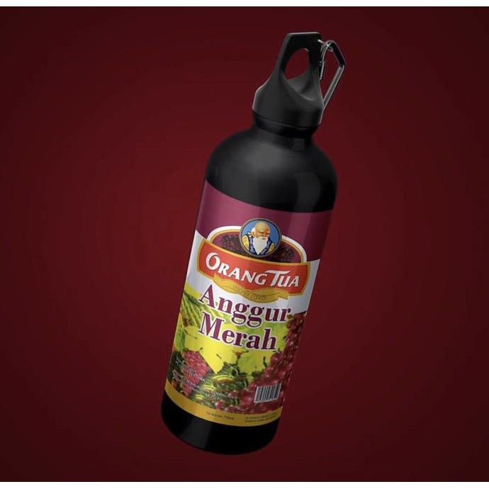 Tumblr Grade A Anggur Merah Orang Tua 550Ml / Botol Minum Amer