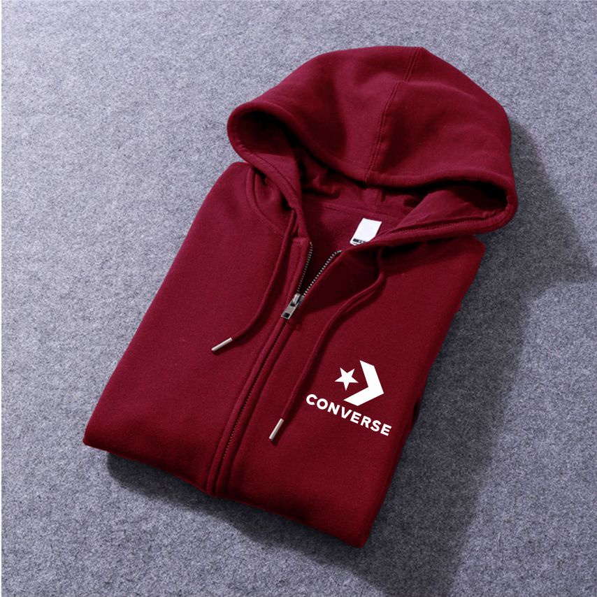 CNVRS  ZIPPER SWEATER HOODIE DISTRO Pria Wanita PREMIUM Bahan Fleece Tebal