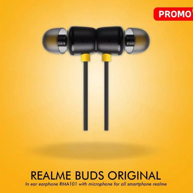 Headset Realme Buds Original RMA 101 Magnetic