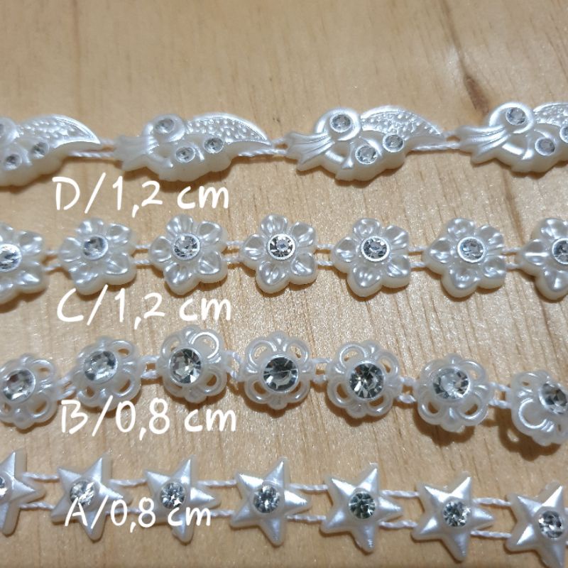 Diamond motif /panjang +-43 cm