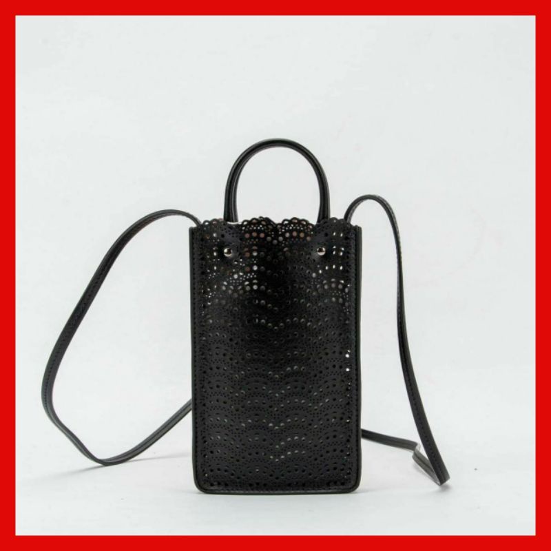 Jual Tas Wanita Alaia Garance Phone Bag Holder Color Black New. Branded Original