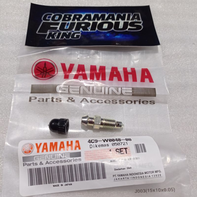 Baut nepel pembuangan angin kaliper depan rxking rx king rxk rxs original yamaha genuine parts