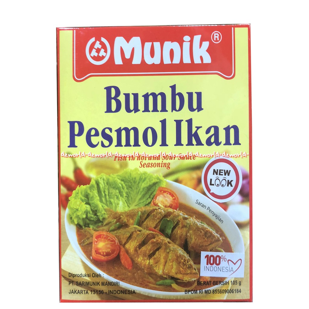 Munik Bumbu Pesmol Ikan Seasoning Bumbu Instan Travelling 150gr