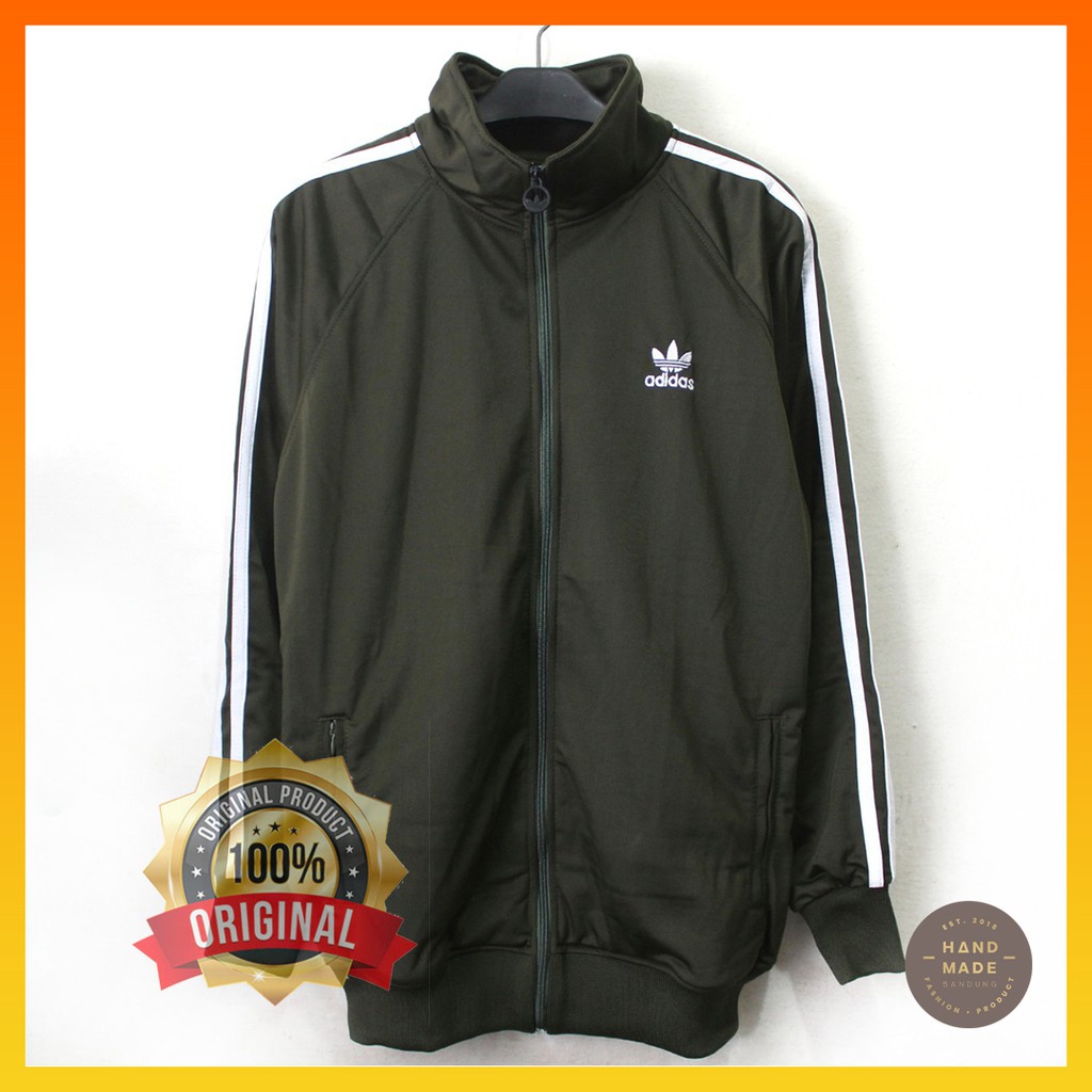 TRACKTOP JAKET COWO JAKET ADIDAS ARMY JAKET ORIGINAL JAKET PRIA JAKET ZIPPER