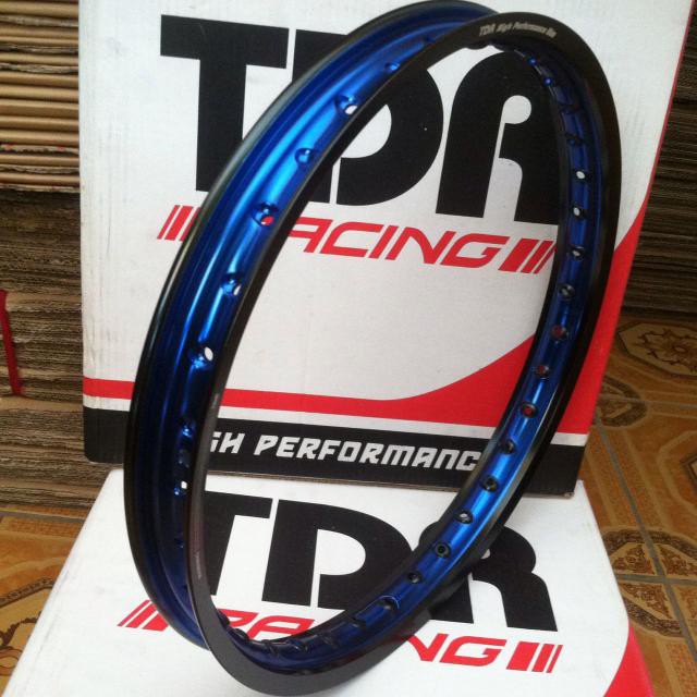 velg tdr 2tone black blue ring 17 1pcs