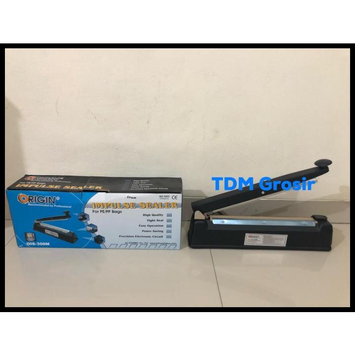 Hand Sealer Impulse Sealer Mesin Penyegel Plastik 30 Cm Body Besi