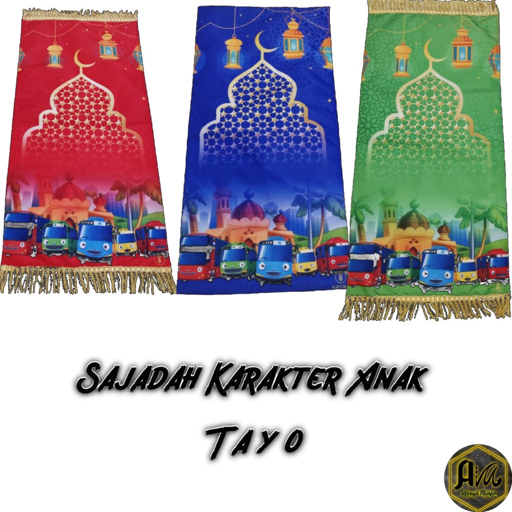 Sajadah Karakter Anak Tayo/Harga Grosir/Best Seller/Bisa COD