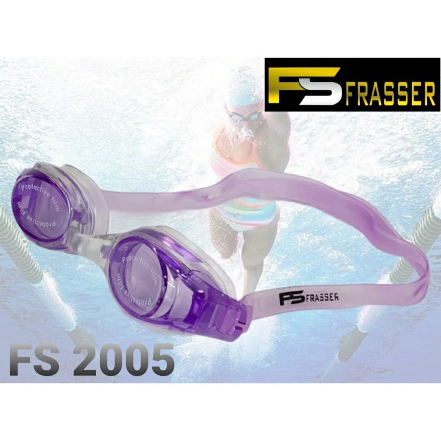 Kacamata Renang Swimming Goggles / kaca mata renang Frasser bonus Dompet