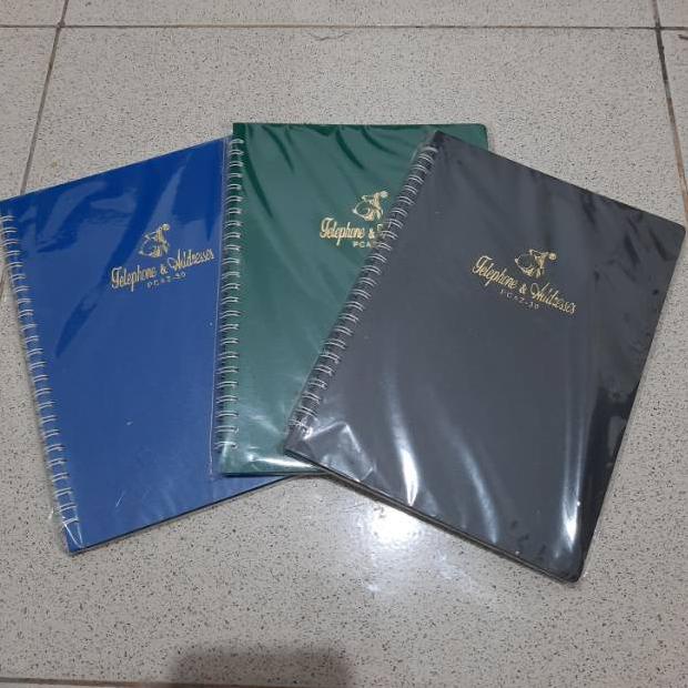 

[KODE ikA8U] Buku Telepon & Alamat Green Leaf PCAZ-30 / Telephone & Addresses Book