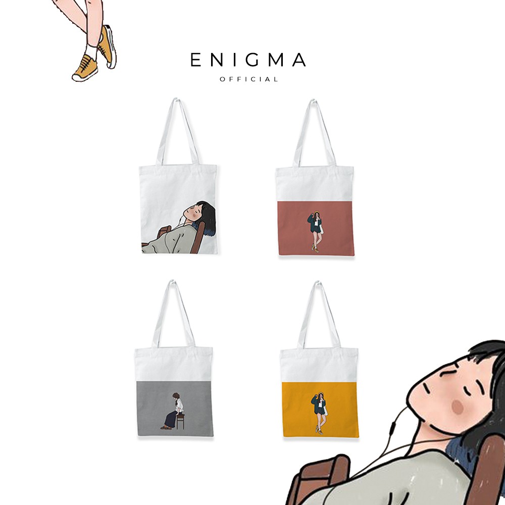 SALE TOTEBAG KANVAS ORIGINAL ENIGMA TOTEBAG KANVAS COLLECTION ILS