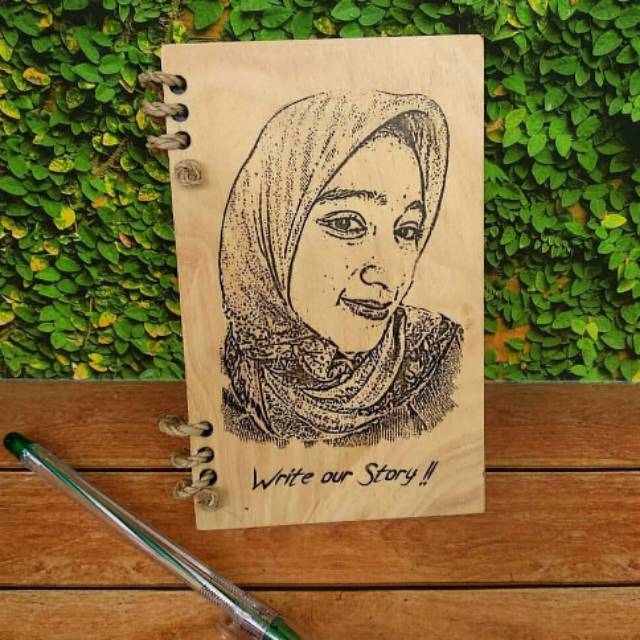 

notebook kayu - buku menu - binder kayu - notes kayu - journal - diary kayu custom