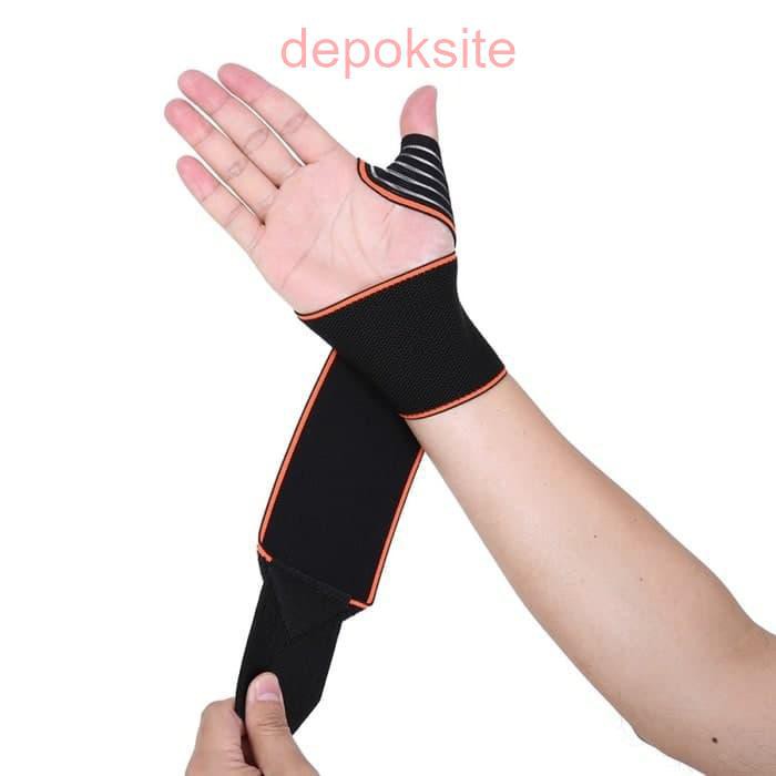 1 Pasang Aolikes 1540 Hand Wraps Wrist Strap Band Sarung Tangan Gym Fitness Pelindung Lengan Tangan