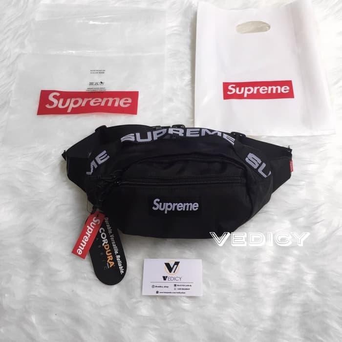 fake ss18 supreme waist bag