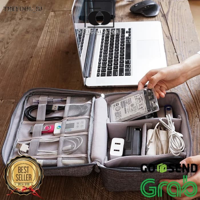 Gadget Travel Organizer Tas Jalan Berpergian Multifungsi Serbaguna