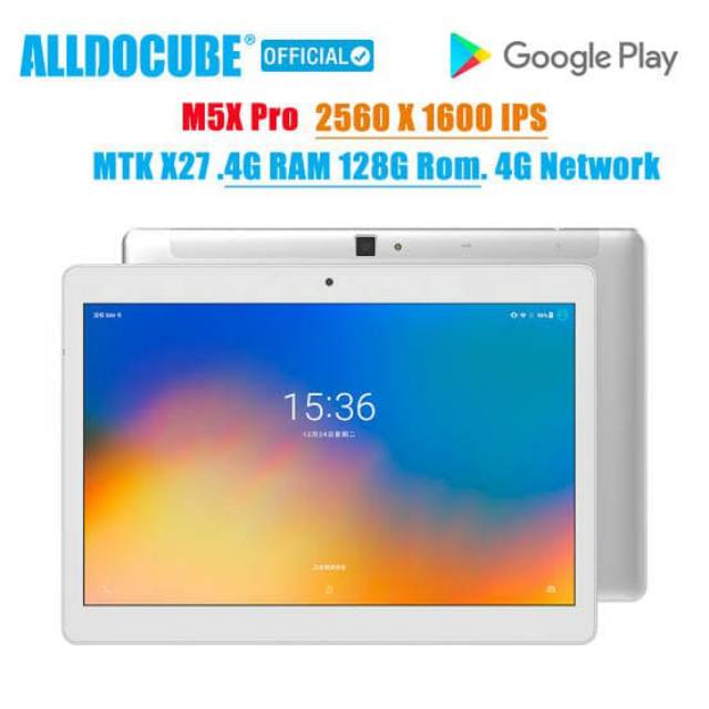 Alldocube M5X Pro 4G LTE 128GB X27 DecaCore 2560 x 1600 Android 8 Oreo