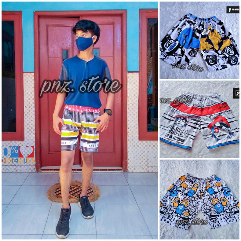 CELANA PENDEK SURFING || KOLOR PANTAI PRIA WANITA || GROSIR CELANA KOLOR SURFING