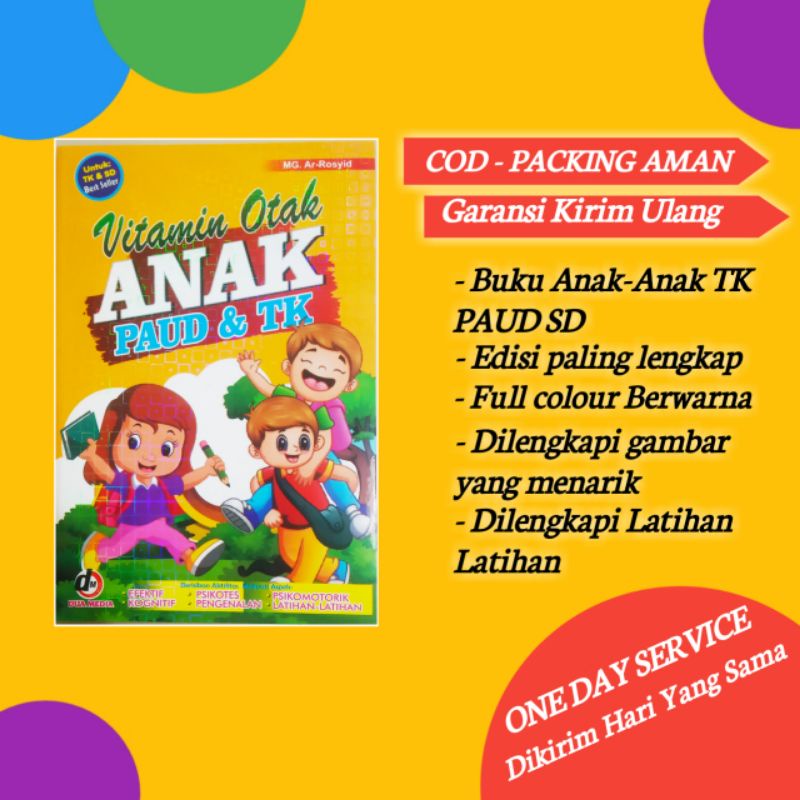 BUKU VITAMIN OTAK ANAK PAUD DAN TK BUKU ANAK BUKU TK PAUD