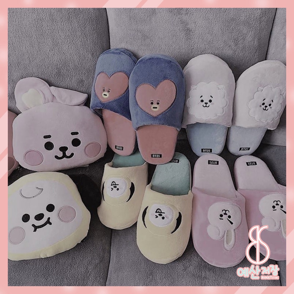 [BS] BISA COD Sandal Tidur KPOP Bangtan Boys Slipper Slippers Cute - KP351