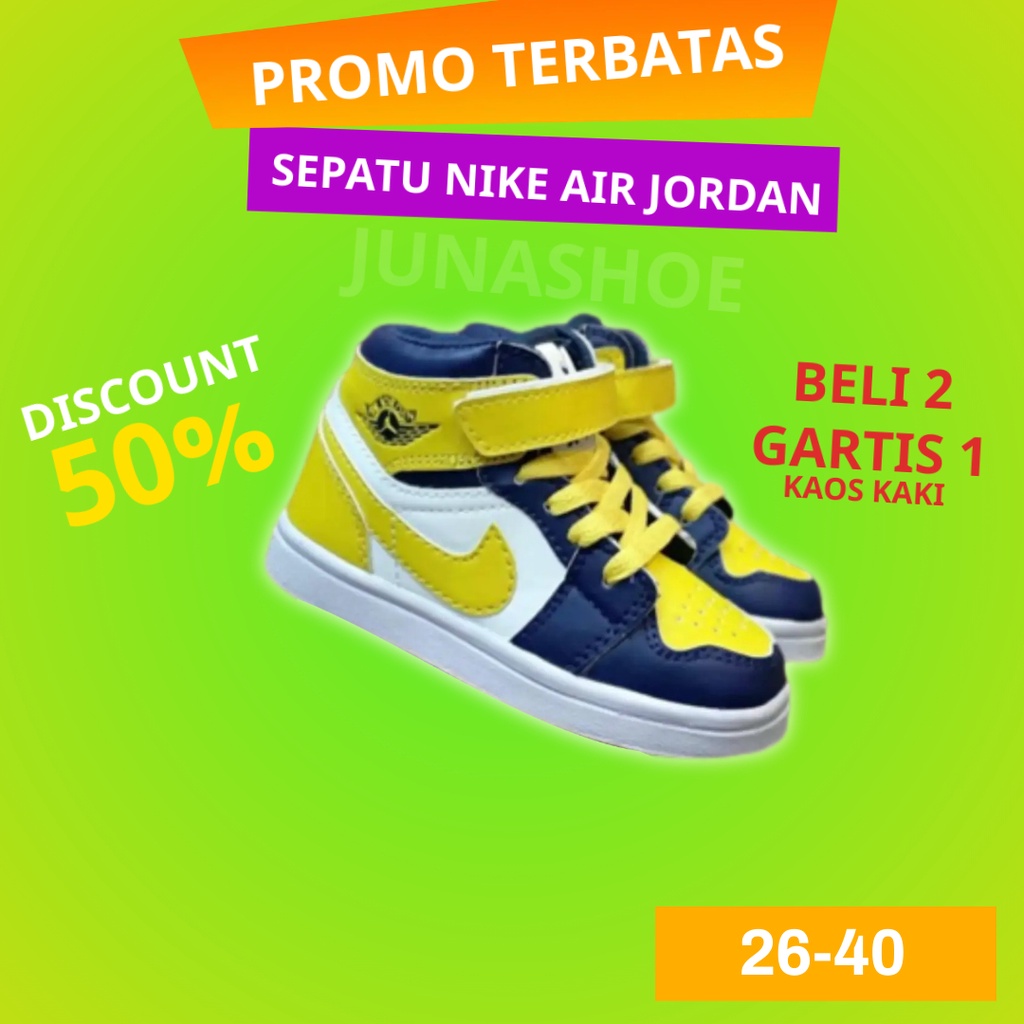 sepatu jordan anak laki laki perempuan sepatu anak cewek cowok sepatu sneakers anak sepatu olahraga anak anak